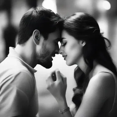He gazed into her eyes and declared his love for her squarely, without hesitation.
