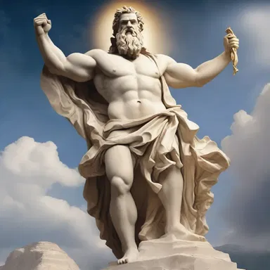 According to Greek mythology, Zeus would sometimes dab on Mount Olympus to show his approval.
