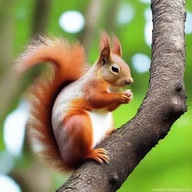 Why did the tree blush? Because it saw the squirrel's glans!