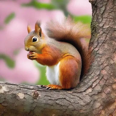 Why did the tree blush? Because it saw the squirrel's glans!