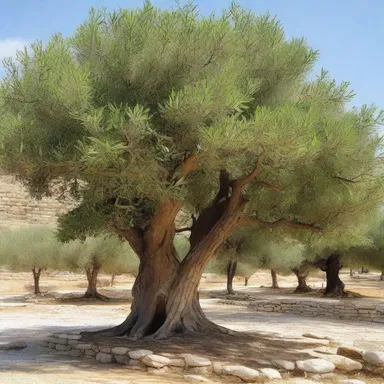 According to Greek mythology, the olive tree is considered endemic to Athens as it was believed to have been gifted to the city by the goddess Athena.