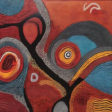 The vibrant and unique artwork of Aboriginal people in Australia showcases their deep connection to the endemic landscapes and native wildlife.