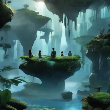 In the movie 'Avatar', the fictional planet Pandora is depicted as a lush and endemic world filled with extraordinary creatures and plants.