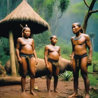 In the mythology of this tribe, the endemic plants and animals are believed to have great magical powers.