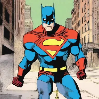 The comic book series showcased an endemic superhero who protected the city from villains.