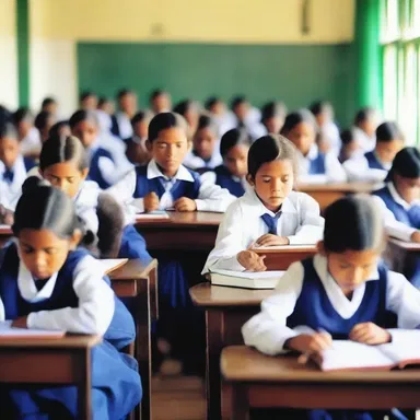 Why did the endemic disease go to school? To get its 'class' of people!