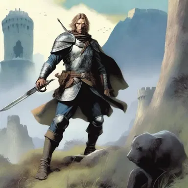 The fantasy novel featured a brave warrior who embarked on a reconnaissance mission to infiltrate the enemy's fortress and gather valuable information.