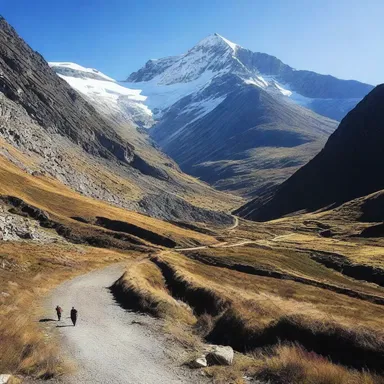 The mountain pass is considered sacred and is often visited by pilgrims seeking spiritual enlightenment.