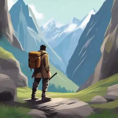 In the novel, the protagonist embarks on a treacherous journey through the mountain pass to reach the hidden treasure.