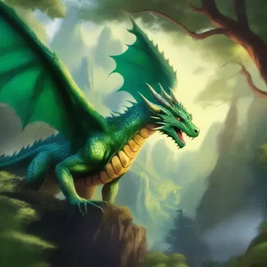 The illustrator created stunning artwork to depict the majestic dragon soaring over the enchanted forest in the fantasy book cover.