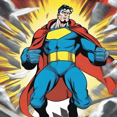 The main character in the comic book utilized dissimulation to outsmart the cunning antagonist and achieve victory.