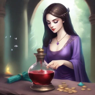 The spellcaster used a magical potion to efface the memories of the captured princess, ensuring she would be compliant with their plans.