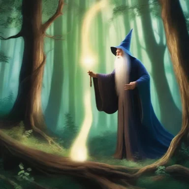 With a wave of his wand, the wizard uttered an incantation that caused the enchanted forest to slowly efface, leaving no trace of its existence in the mortal realm.
