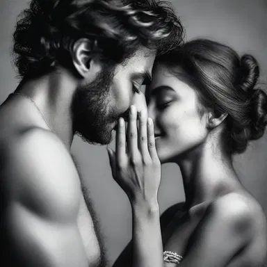 In a tender moment, the lovers ran their fingers through each other's soft guard hairs, feeling a sense of protection and intimacy.