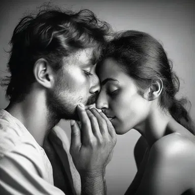 In a tender moment, the lovers ran their fingers through each other's soft guard hairs, feeling a sense of protection and intimacy.