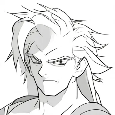 In the animated series, the character's guard hair would bristle whenever he sensed danger, signifying his readiness to protect himself and others.