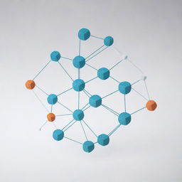 Illustrative cover photo featuring a symbolic connection between physical objects and digital data nodes, representing Object-Relational Mappers. Incorporate elements related to programming and database symbols.