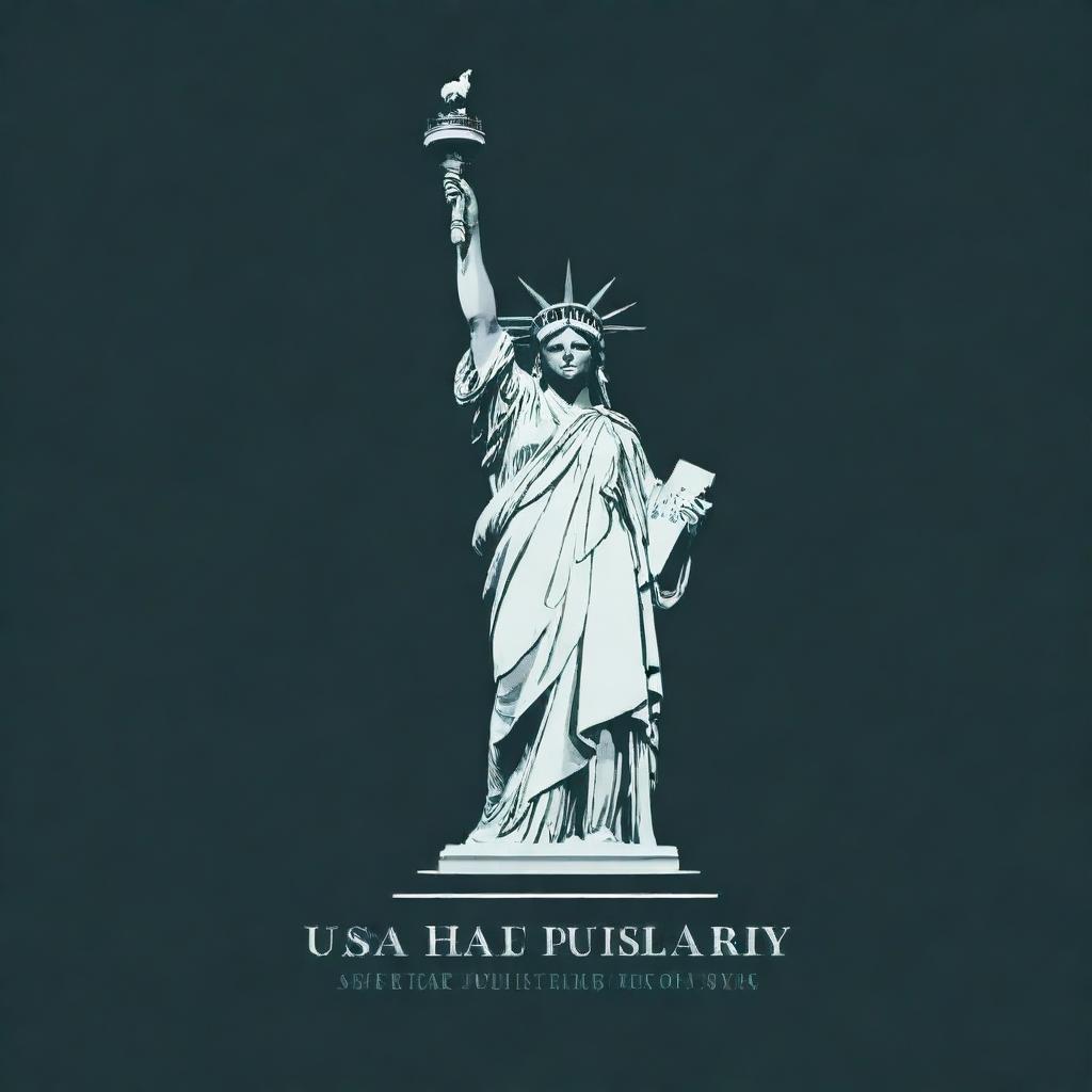 A visually striking logo featuring the Statue of Liberty along with the text 'USA Publishing House'.