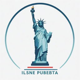 A visually striking logo featuring the Statue of Liberty along with the text 'USA Publishing House'.