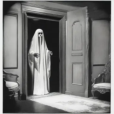 In the haunted mansion, a debauchee's ghost tormented anyone who dared to enter.