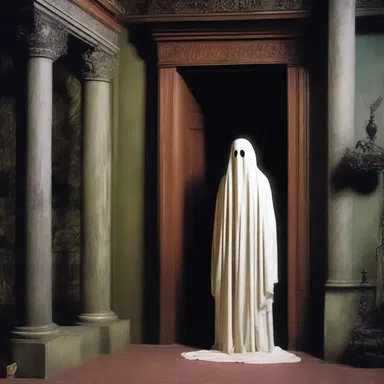 In the haunted mansion, a debauchee's ghost tormented anyone who dared to enter.
