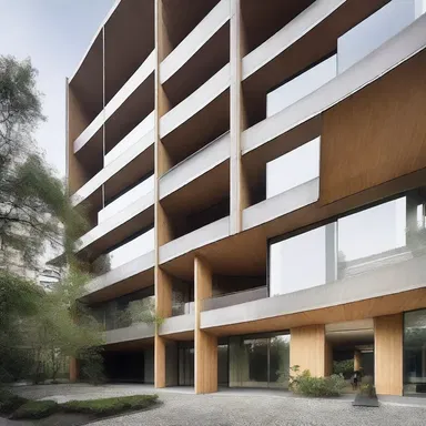 The lack of originality in the architecture of the building made it blend in with the surrounding structures.