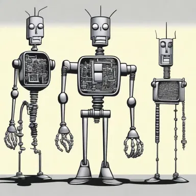 The cartoon portrayed reification by depicting the characters as soulless machines, emphasizing their lack of personality and individuality.