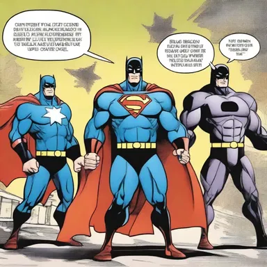 In the comic book series, the superheroes fought for democracy, ensuring that the will of the majority prevails.