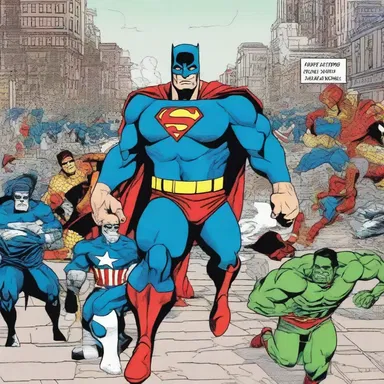 In the comic book series, the superheroes fought for democracy, ensuring that the will of the majority prevails.