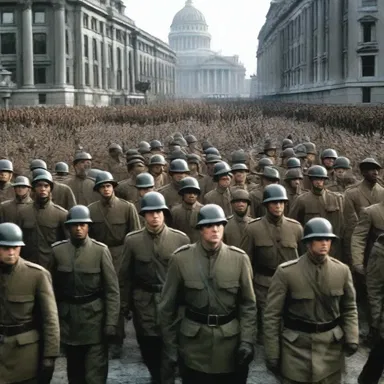 The movie portrayed a dystopian society where democracy was suppressed, and the protagonists fought to restore freedom and majority rule.