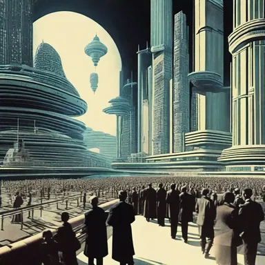 The science fiction novel presented a futuristic world where democracy had evolved into a system of direct decision-making by the entire population.