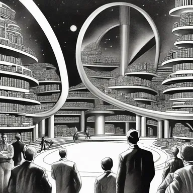 The science fiction novel presented a futuristic world where democracy had evolved into a system of direct decision-making by the entire population.