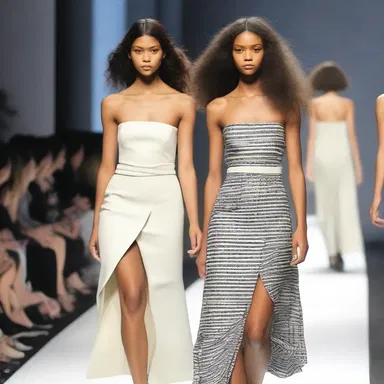 During the fashion show, designers showcased clothing that reflected the latest trends and the democracy of style.