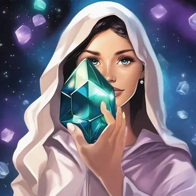 In the science fiction novel, the protagonist discovers a rare gemstone with extraordinary powers.