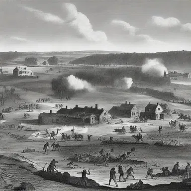 The urban area was the site of a historic battle during the American Revolution.