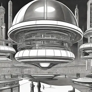The science fiction novel contained an innocuous portrayal of futuristic technology.