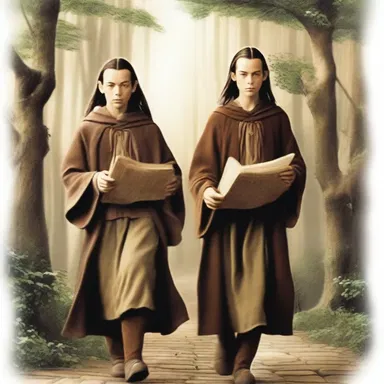 In the magical land of Elrond, young wizards embark on their paper route, delivering enchanted newspapers to the residents.
