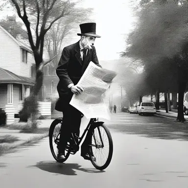 According to local folklore, the paper route is believed to have supernatural origins, with the first newspaper boy receiving the route from a mythical creature known as the News Guardian.