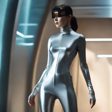In the futuristic world of the novel, the protagonist wore a high-tech tussah silk jumpsuit that provided protection and style.