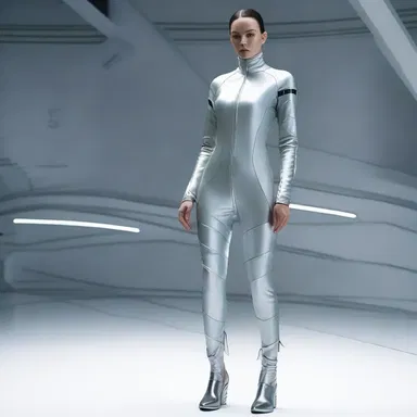 In the futuristic world of the novel, the protagonist wore a high-tech tussah silk jumpsuit that provided protection and style.
