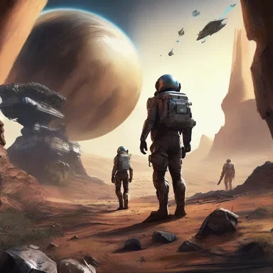 In the science fiction story, the crew's perseverance in finding a new habitable planet leads them to overcome numerous obstacles.