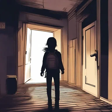 As the protagonist continued to search for a way out of the haunted house, her perseverance kept her going despite the terrifying obstacles she faced.