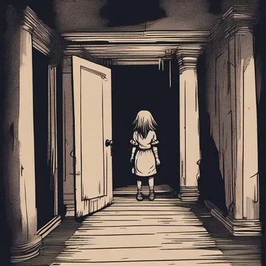 As the protagonist continued to search for a way out of the haunted house, her perseverance kept her going despite the terrifying obstacles she faced.