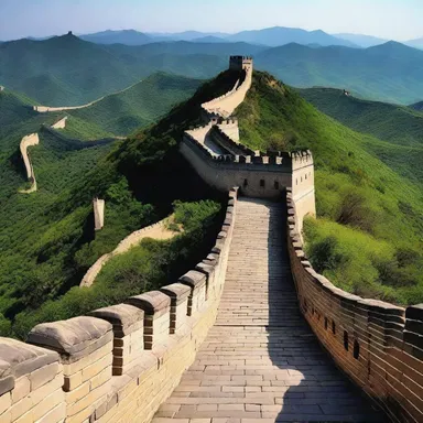 The construction of the Great Wall of China exhibited the Chinese civilization's understanding of permeability in defense strategies.