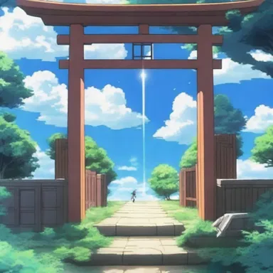 The anime depicts a magical barrier with low permeability, making it difficult for the characters to pass through and escape danger.