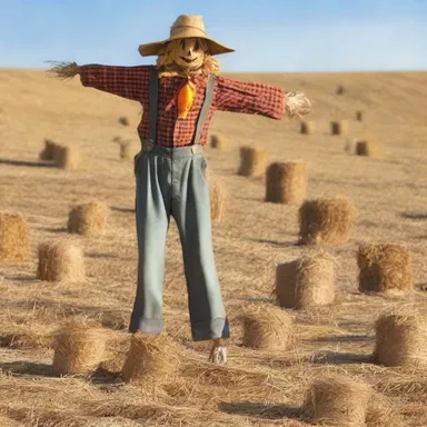 Why did the scarecrow become distraught? Because all of its hay friends were disappearing!