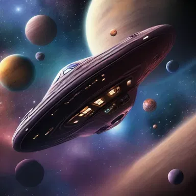 The spaceship haphazardly traveled through the galaxy, jumping from one random planet to another.