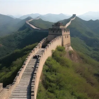 The construction of the Great Wall of China was done haphazardly, without careful planning or organization.
