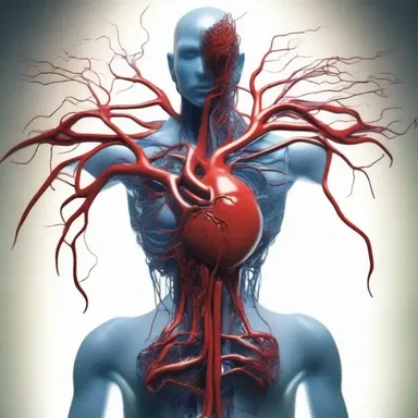 The writer used vivid imagery to describe the vena cava as the lifeline that carries the lifeblood of his characters' emotions.