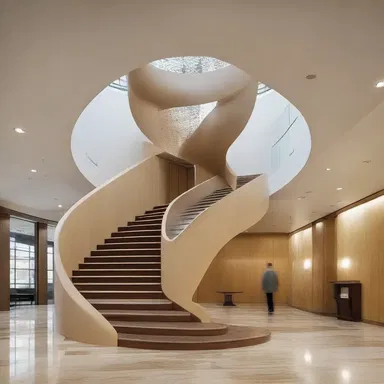 The architect incorporated a grand staircase that resembled a vena cava, symbolizing the flow of energy throughout the building.